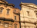 Churches, side by side.